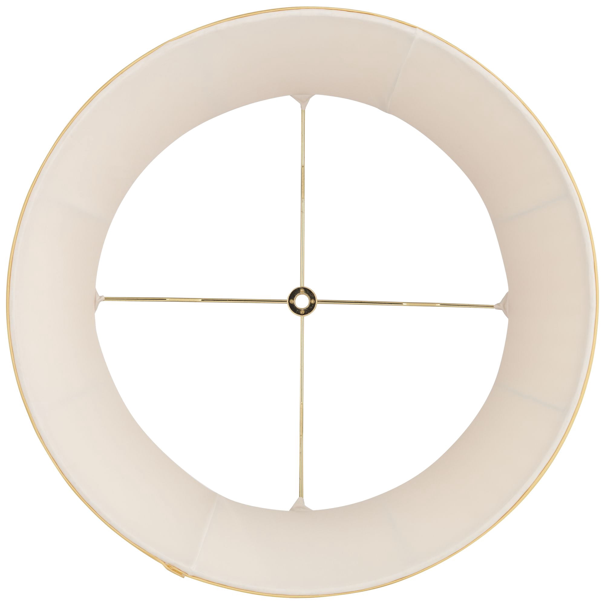 Springcrest Mapo 14" Top x 17" Bottom x 11" High x 11" Slant Lamp Shade Replacement Large Yellow Drum Softback Washer Harp Finial