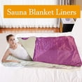 thumbnail image 2 of Disposable Plastic Body Wrap: 50PCS Sauna Blanket Liners Sauna Bag for Spa Room, 2 of 7