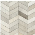 thumbnail image 3 of SAFAVIEH Studio Leather Chauncey Geometric Area Rug, Grey, 3' x 5', 3 of 5