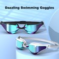 thumbnail image 1 of Natación Gafas de Natación Para Adultos: Sello de Anillo de Silicona 3d Buen Lente de Ángulo Amplio A Prueba de Fugas Vista Ancha Anti-Uv Puente Flexible de la Nariz Flexible, 1 of 7