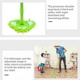 thumbnail image 2 of Raindrops 1 Set Floor Scrubber for Home Cleaning 9.7x6.1in Green Triangular, 2 of 8