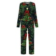 thumbnail image 5 of successthop Christmas Pjs Women Vacation 2 Piece Tree Long Sleeve Holiday Bow Tops Festival and Pants Xmas Loungewear, 5 of 5