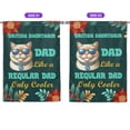 thumbnail image 2 of British Shorthair Dad Like a Regular Dad Only Cooler Happy Father's Day House Flag 28x40in Double Sided Cat Lover Kitten Owner Gifts Outdoor Decor - 02007, 2 of 5