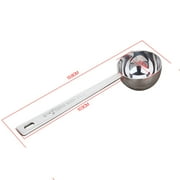 Coffee Gator 1-Tablespoon Measuring Spoon - Exact 15ml Stainless Steel Scoop for Coffee Grounds, Protein Powder & Baking | TOPRenddon Commercial-Grade Kitchen Tool with Long Handle