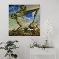 thumbnail image 5 of Salvador Dali Impresión Pintura Premonición de la Guerra Civil Regalos Lienzo Pintura Póster Arte de Pared Impresiones Imagen Decorativa Decoración Moderna 12x12 pulgadas (30x30 cm), 5 of 5