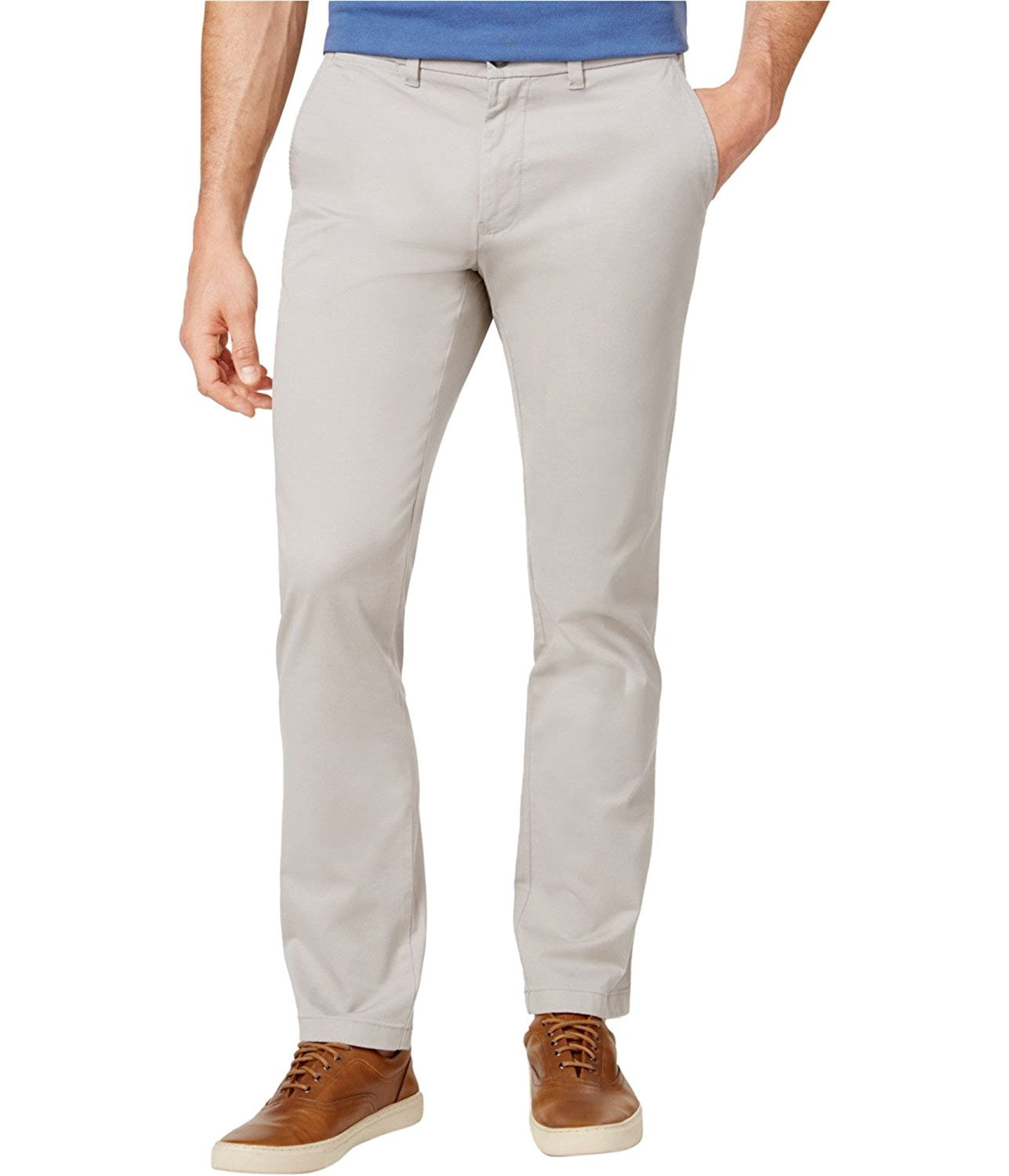 Tommy Hilfiger - Tommy Hilfiger NEW Gray Mens Size 36X34 Khakis Chinos ...