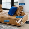 thumbnail image 6 of Saunter Tufted Vegan Leather Vegan Leather 5-Piece Sectional Sofa-EEI-5211-TAN, 6 of 7