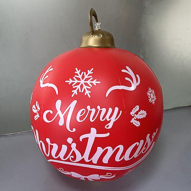 60cm Outdoor Christmas Inflatable Decorated Ball Pvc Giant Big Large