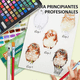thumbnail image 4 of Set Arte Profesional Kit Dibujo Acuarelas Profesional 107pzs, 4 of 5