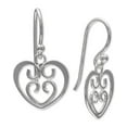 thumbnail image 1 of Giani Bernini Boucles d'Oreilles Coeur Filigrane Ajouré (Argent), 1 of 1