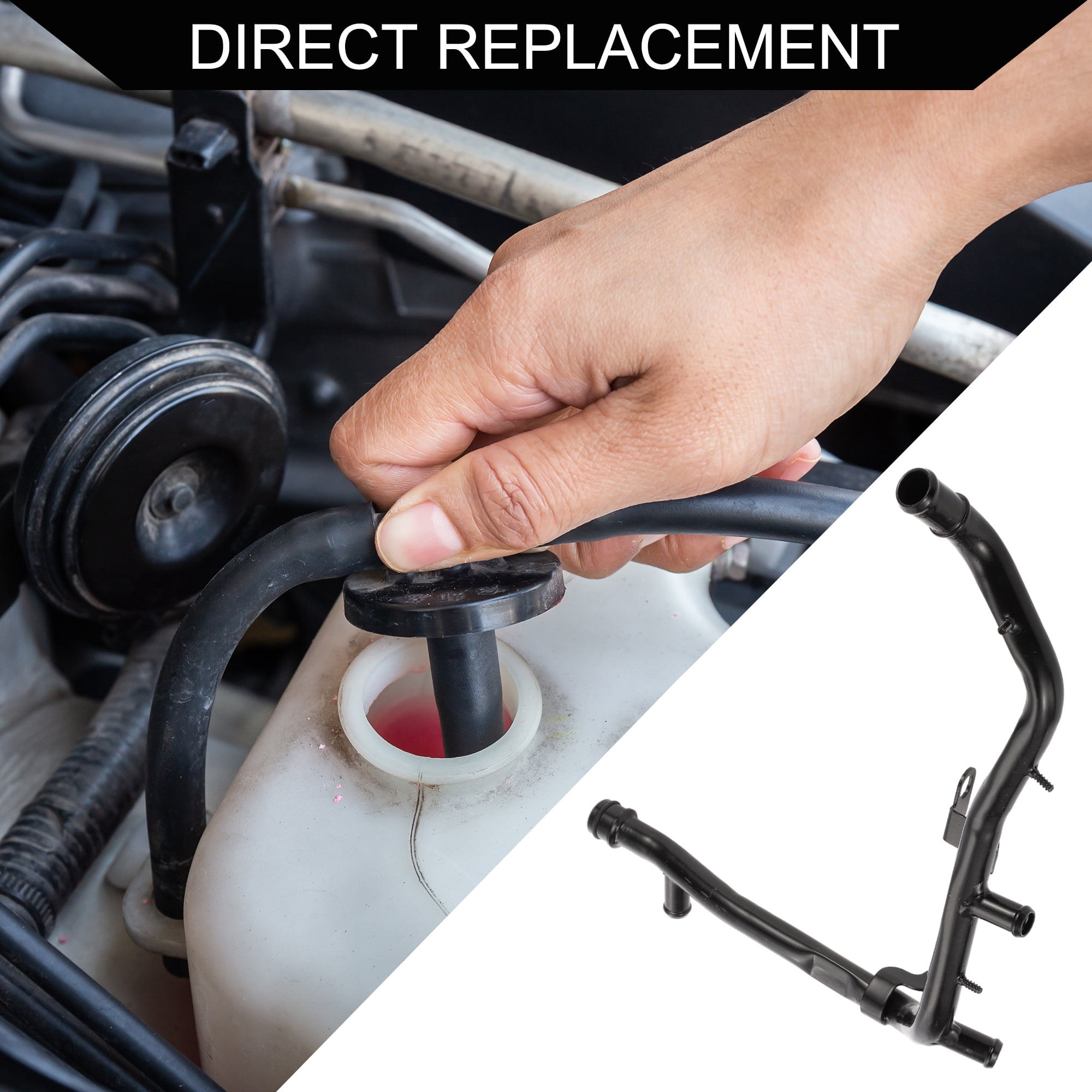Unique Bargains Radiator Coolant Water Pipe For Volkswagen Beetle And Golf 1.8L 1999-2006