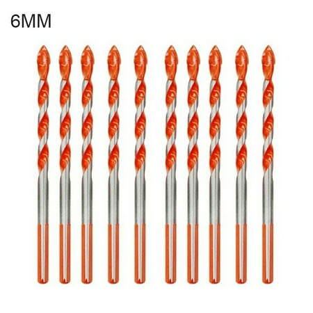 

Feiruifan 5-12mm Tungsten Alloy Triangle Glass Ceramic Tile Drill Bit Woodworking Tool