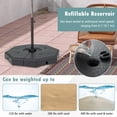 thumbnail image 6 of Topbuy Octagonal Weight Base Cantilever Offset Umbrella Weights Base PlateSet, 6 of 10