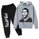 thumbnail image 4 of 2024 Ropa para niños CALIENTE Conjunto de sudadera con capucha para niños más pantalones de sudadera Conjunto de 2 piezas para niños y niñas Mbappe Avatar Estampado Bebé Niña, 4 of 5