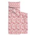 thumbnail image 2 of Pink Christmas Snowman Pattern Toddler Nap Mats for Kids Preschool,50"x20" Sleeping Mat Bag or Kids,Toddler Sleeping Bag,Toddler Nap Mat or Daycare, 2 of 6