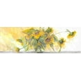 thumbnail image 2 of Charest, Doris 32x13 White Modern Wood Framed Museum Art Print Titled - Sun Kissed Sunflowers, 2 of 4
