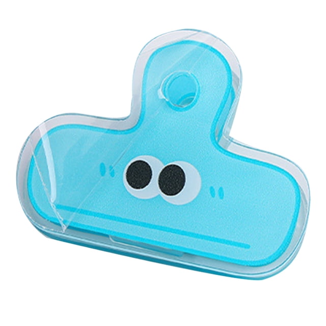 Fournitures de Bureau Clip, Clip de Papeterie Mignon Dessin Animé pour Papier Classeur Expression Verte, Expression Bleue, Expression Rouge