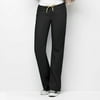 Wink Origins Papa - Unisex Drawstring Scrub Pant, Black, L Petite