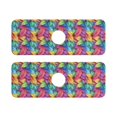 thumbnail image 7 of Yayeee Faucet Mat for Kitchen Sink 14.7" Diatomite Long Splash Guard Pad, Vibrant Leaves Pattern, 2 Pack, 7 of 7
