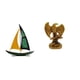 thumbnail image 1 of Escultura De Velero De Hierro, Adorno De Mesa, Colección De Decoración Feng Shui, Figura Decorativa Para Centro De Mesa, Escritorio, Estantería, Estatua, Obra De Arte De Escritorio, Regalo, 1 of 8