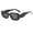 Black, variant on ibiyuan Women'S Sunglasses Unisex Retro Irregular Frame Sunglasses Fashion Vintage Sun Glasses For Women Men