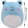 thumbnail image 2 of Bonito juguete de peluche de rana, animales, almohada de peluche de rana bonita, juguete de peluche suave y cómodo Levamdar Medio, 2 of 3