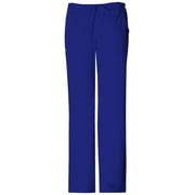 Cherokee Luxe Women Medical Scrubs Pant Low Rise Straight Leg Drawstring 1066, XS, Galaxy Blue