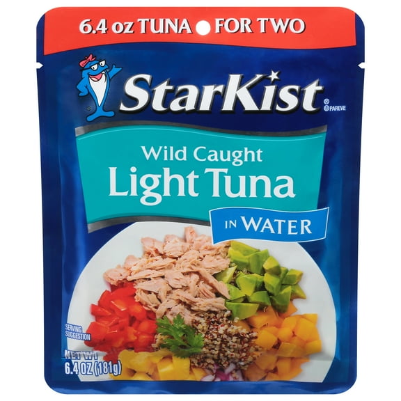 StarKist Chunk Light Tuna in Water, 6.4 oz. Pouch