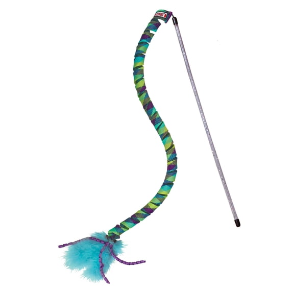 KONG® Teaser Curlz Sturdy Cat Toy Wand