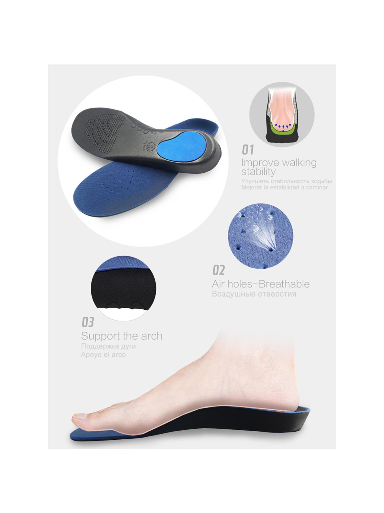 Comfort Soft EVA Orthotics Arch Pain Relief Support Insert Pads Shoe