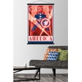 thumbnail image 2 of Marvel Comics - Captain America - Art Deco Wall Poster with Wooden Magnetic Frame, 22.375" x 34", 2 of 3