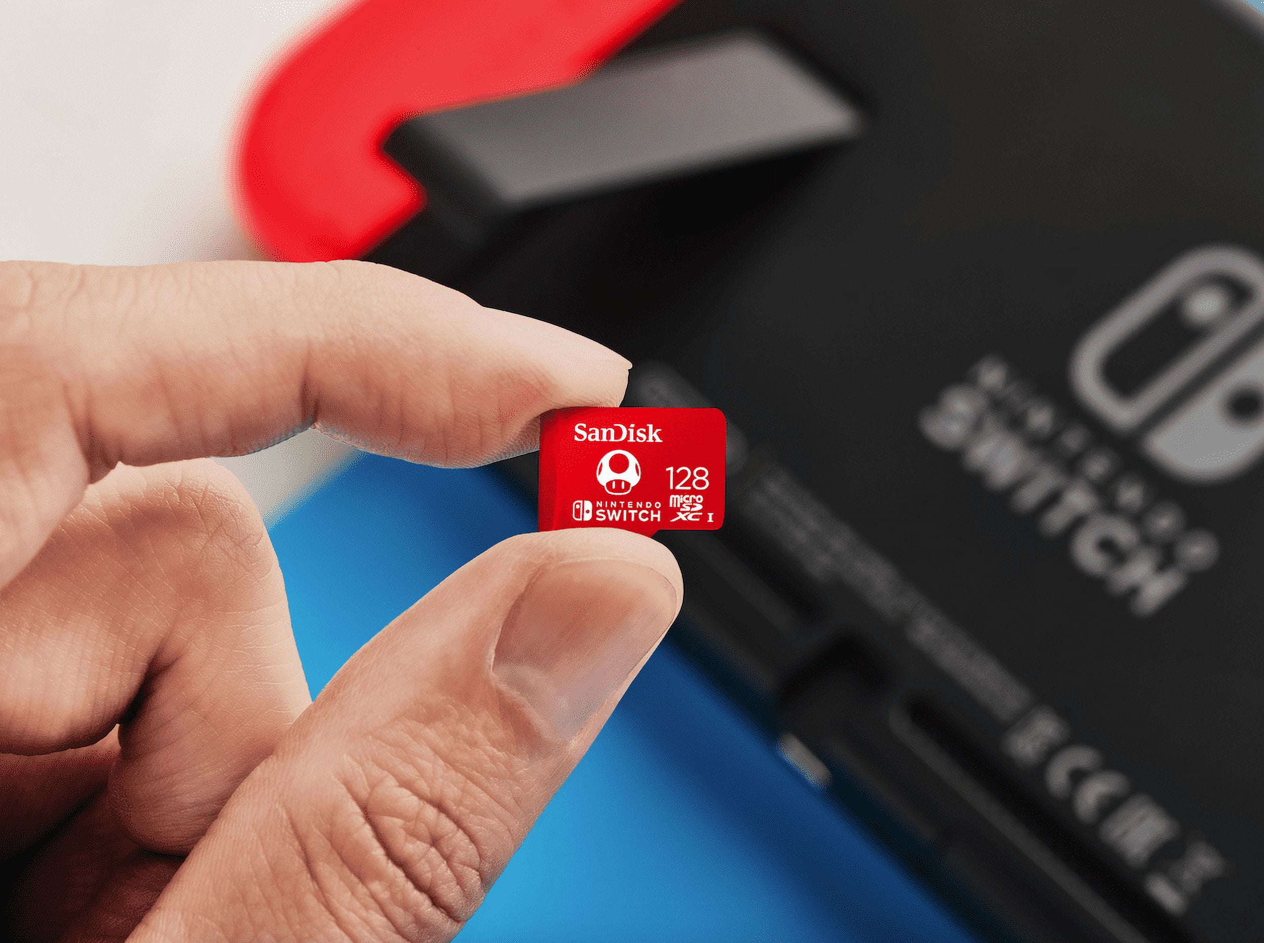  SanDisk 128GB microSDXC-Card, Licensed for Nintendo-Switch -  SDSQXAO-128G-GNCZN : Video Games