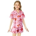 thumbnail image 2 of Pyjamas Imprimés Nœud Papillon Décontractés pour Filles, 2 of 4