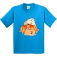thumbnail image 3 of Inktastic Cute Hermit Crab on Beach Youth T-Shirt, 3 of 5