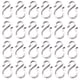 thumbnail image 1 of Punch Bowl, ganchos en forma de S, COLIBYU, 24 unidades, 4,3 cm, plástico transparente, 1 of 3