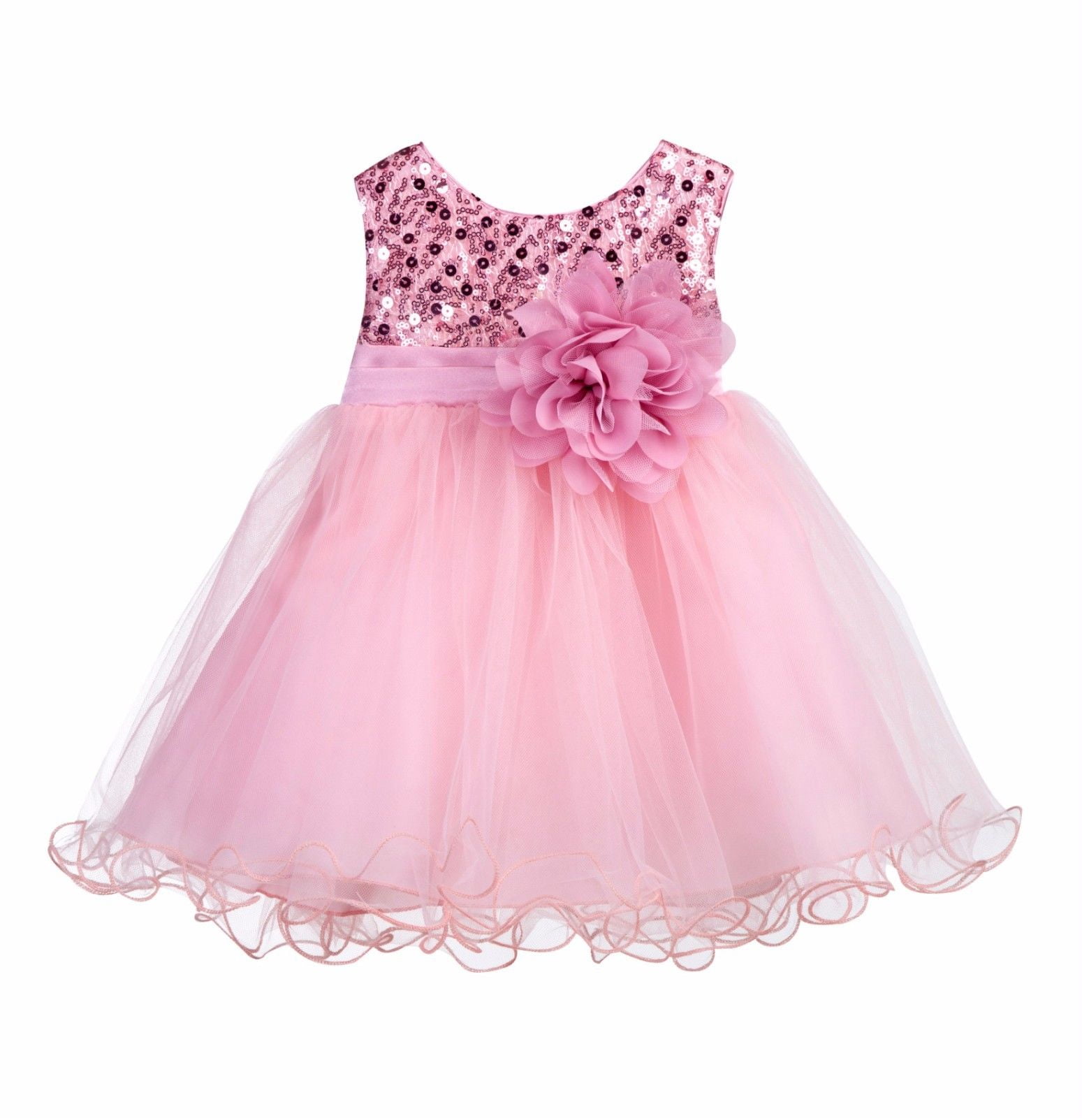 baby girl sequin tulle dress