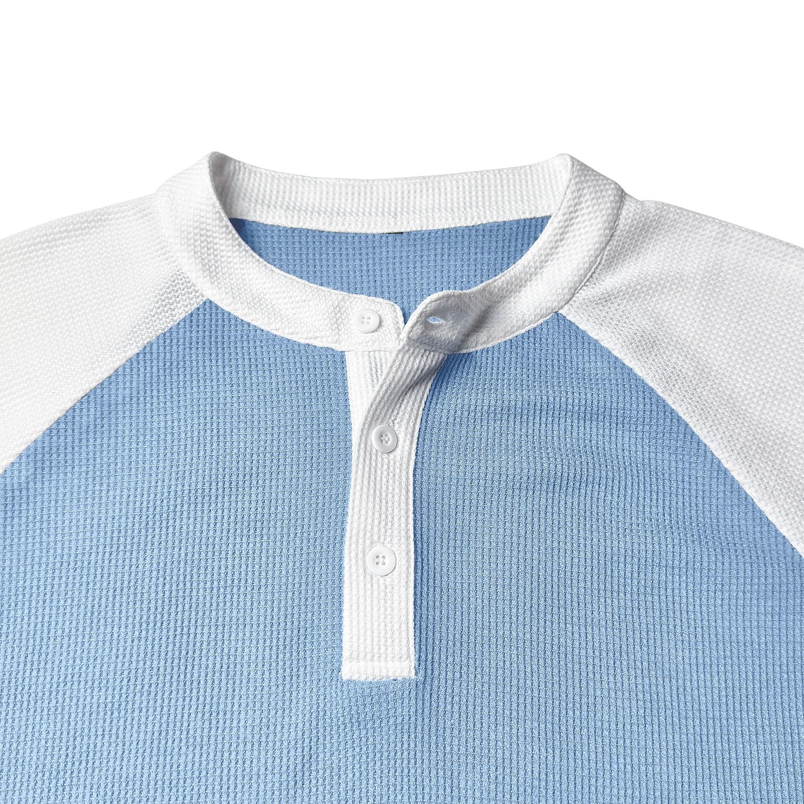 Mens Henley Shirts Raglan Short Sleeve Baseball Tees Casual Slim Fit T-Shirts Color Block Workout Top