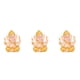 thumbnail image 1 of 3X Haidianzi Gold Lord Ganesha Buddha Statue Elephant God Sculptures Ganesh Figurines, 1 of 5