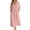 Pink, variant on YuXingFu Plus Size Summer Dresses Mid-Length Collared Plus Size Womens Dress Short Sleeve A Line Casual Summer White S