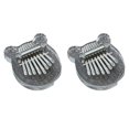 thumbnail image 3 of 8-Key Mini Kalimba Rainbow Transparent Crystal Kalimba Finger Piano Instrument Bear, 3 of 5