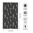 thumbnail image 2 of Balery Retro Skeleton Dancing On Halloween Party Toalla de Microfibra Premium con Estampado – 27.5x16 pulgadas, Alta Absorción, Suave y Aterciopelada, Secado Rápido, 2 of 6