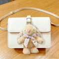 thumbnail image 4 of Llavero de peluche con lazo, colgante de peluche suave para bolsas, regalo de Pascua y decoración para llaves del coche, 4 of 6