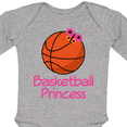 thumbnail image 4 of Inktastic Basketball Princess Girls Long Sleeve Baby Bodysuit, 4 of 5