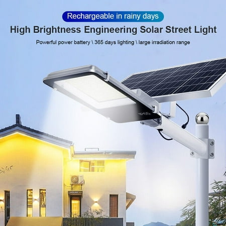 

Solar Street Lights Outdoor Security Flood Light 6000K Bright White Floodlights