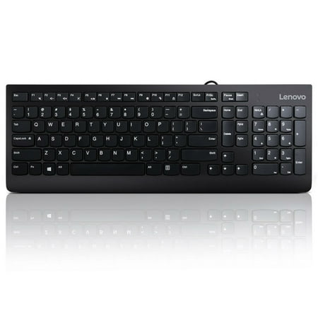 Lenovo 300 Full size USB Standard Keyboard, Black
