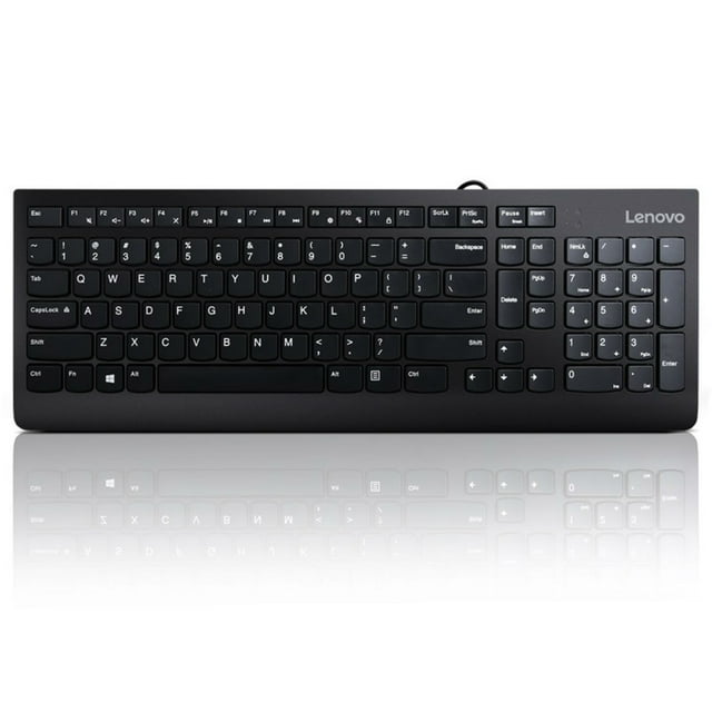 Refurbished Lenovo GX30M39655 300 USB Keyboard, Black