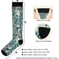 thumbnail image 3 of GZHJMY 1 Pair Cute Panda Bamboo Compression Socks for Women Men, Knee High Stocking for Running,Athletic,Medical, 3 of 7