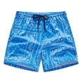 thumbnail image 6 of Casual Shorts for Men 2026 Summer Lightweight Elastic Waist Relaxed Fit Paisley Print Beach Shorts with Pockets, 6 of 8