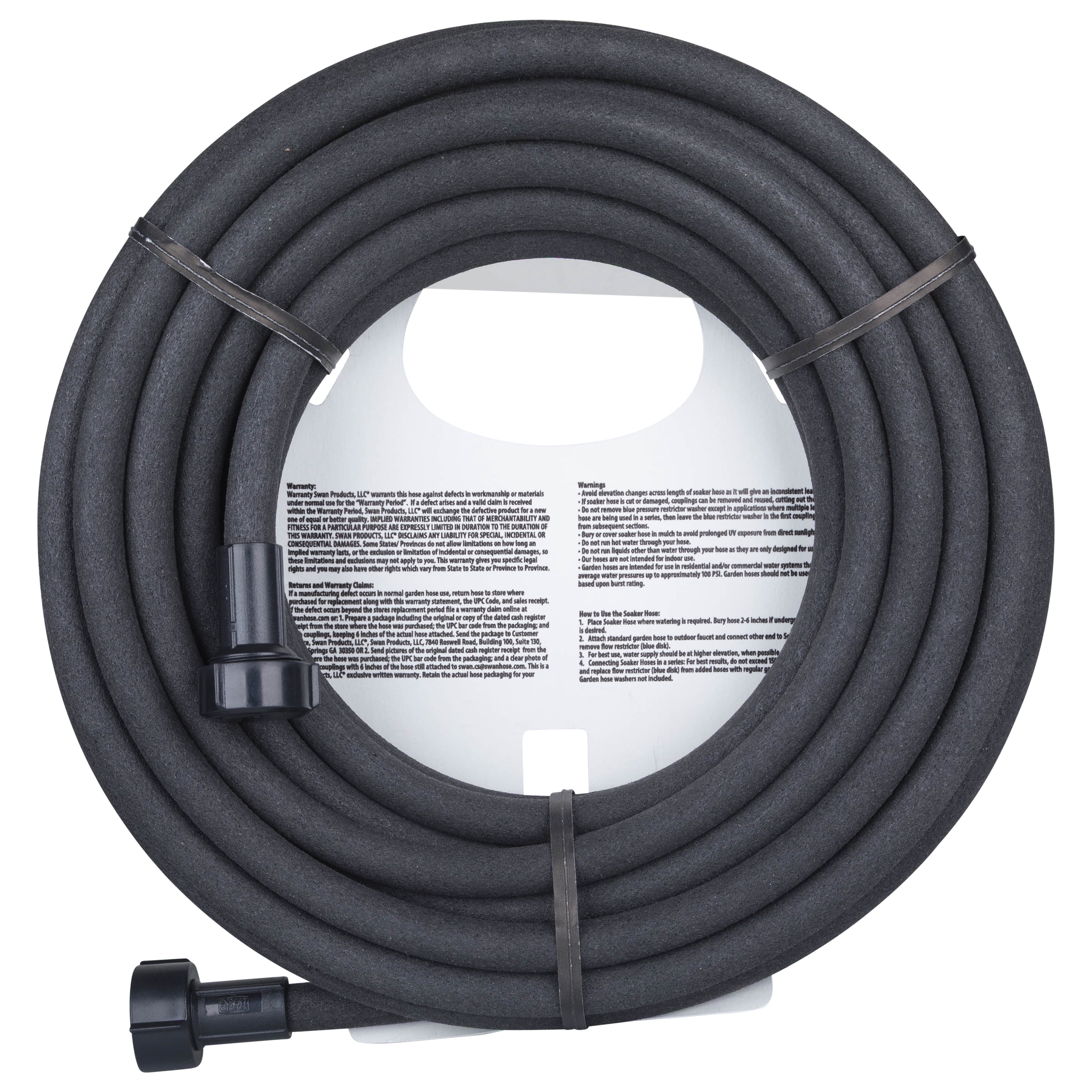 Expert Gardener Soaker Hose, 3/8 in x 50 ft