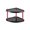 Black #B, variant on Multi Tier Storage Shelf Desktop Organizer Rack, Countertop Display Stand for Mugs Perfume Cosmetics Books, Space Saving Home Office Storage Solution for Kitchen Bathroom Bedroom Living Room